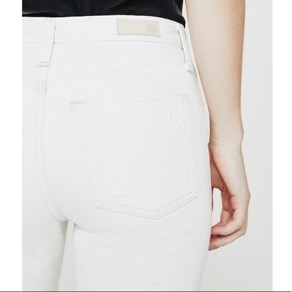 NWT AG Adriano Goldschmied Isabelle High Rise Straight Crop Jean Faded Blue 29 - Picture 3 of 16